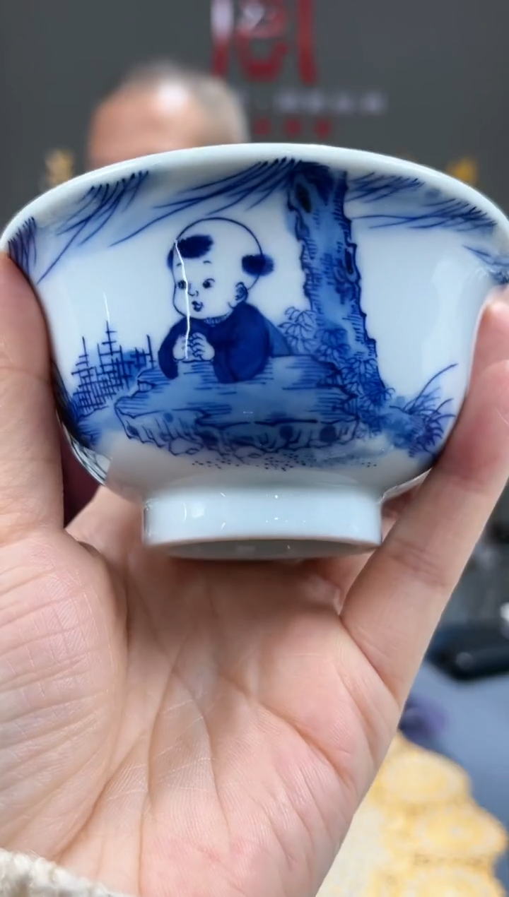 【闪购商品】官窑瓷画院426官窑瓷画院童子压手