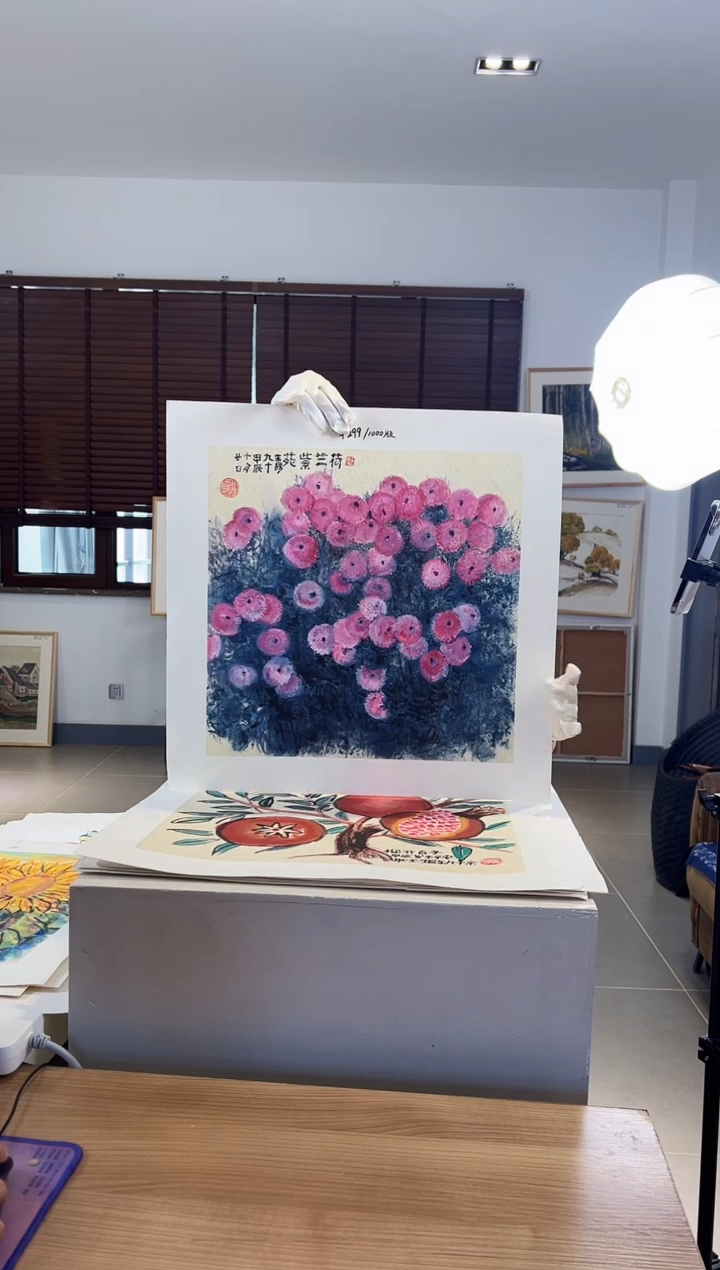 【闪购商品】版画限量亲签盖章版画S