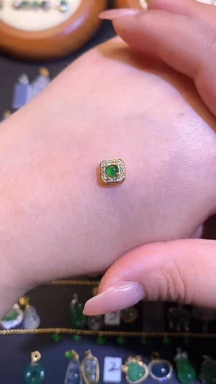 【闪购商品】翡翠吊坠(不含链)银S925镶嵌1