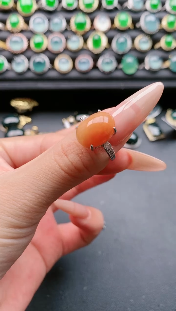 【闪购商品】翡翠戒指银S925镶嵌11111111