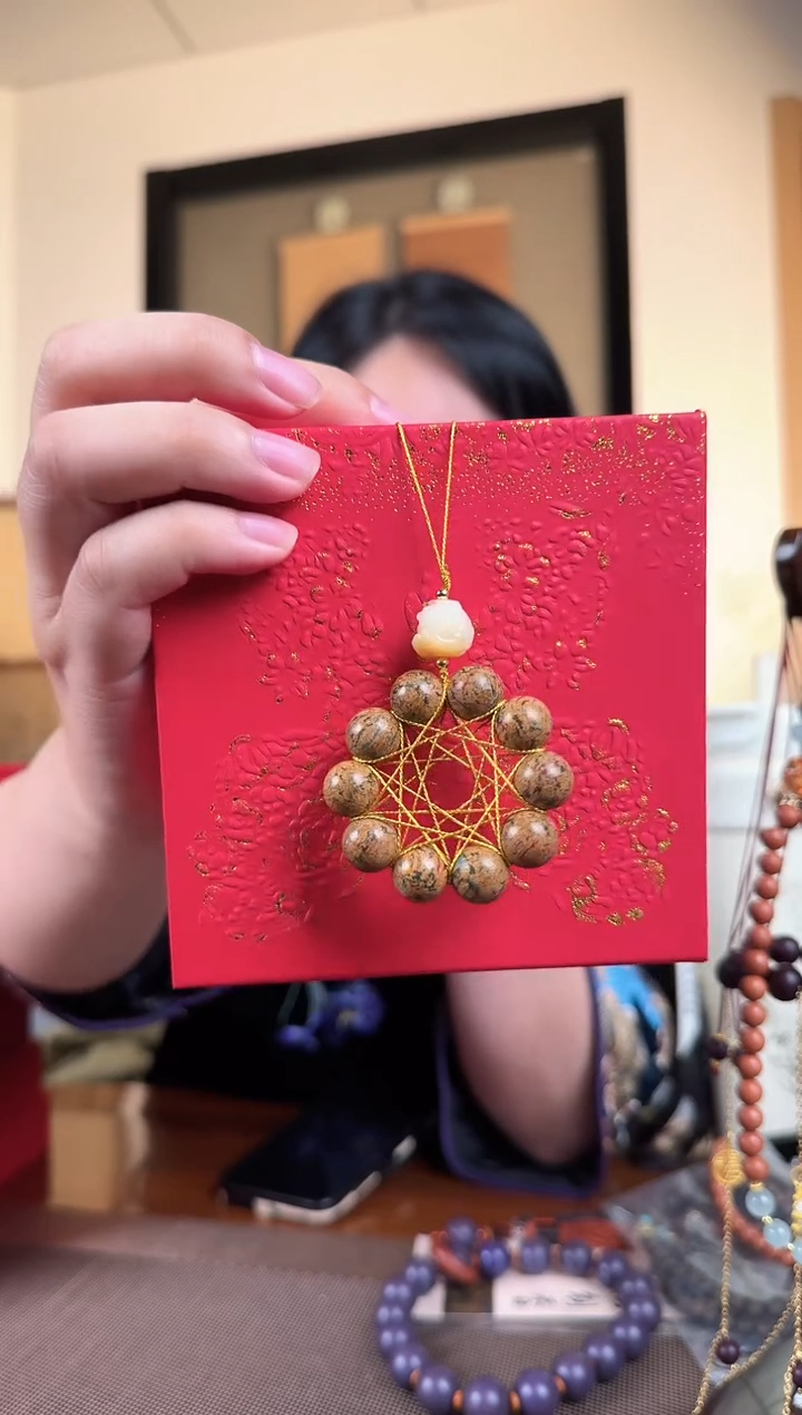 泥塑梦入飞天12mm挂件