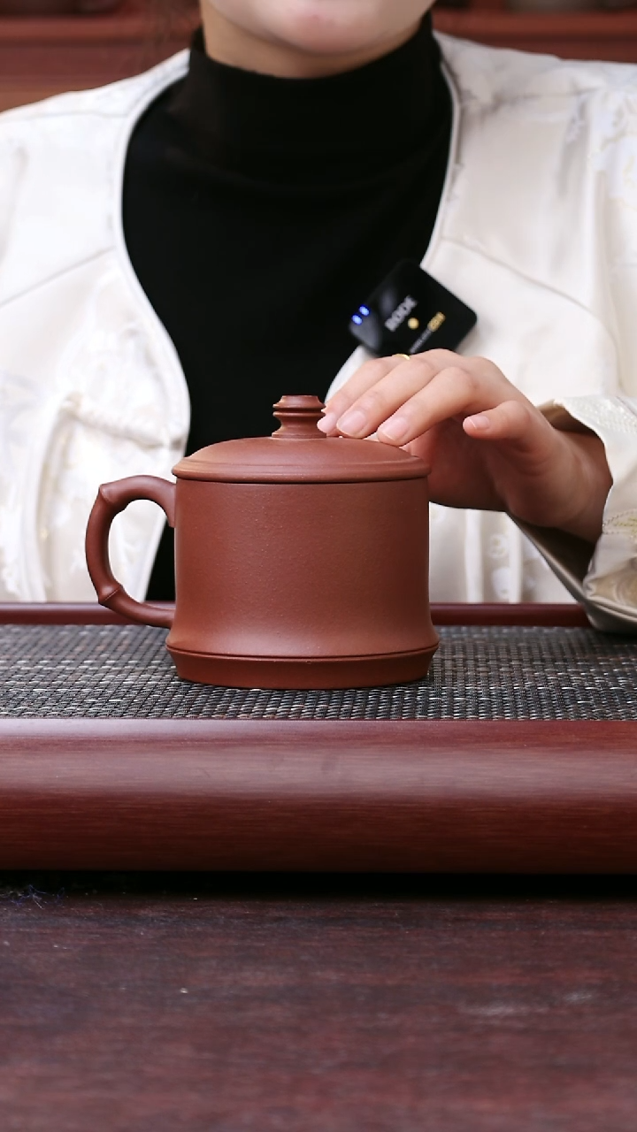 【闪购商品】紫砂公道杯40目紫泥新款竹节