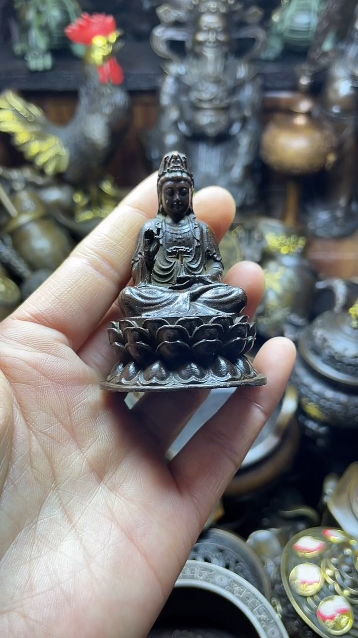 闪购链接，点击下单，有运费险，铜摆件