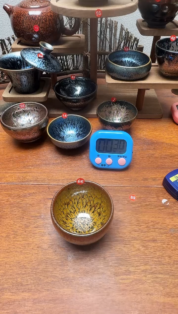 茶盏小**叔66号建盏工匠茶器