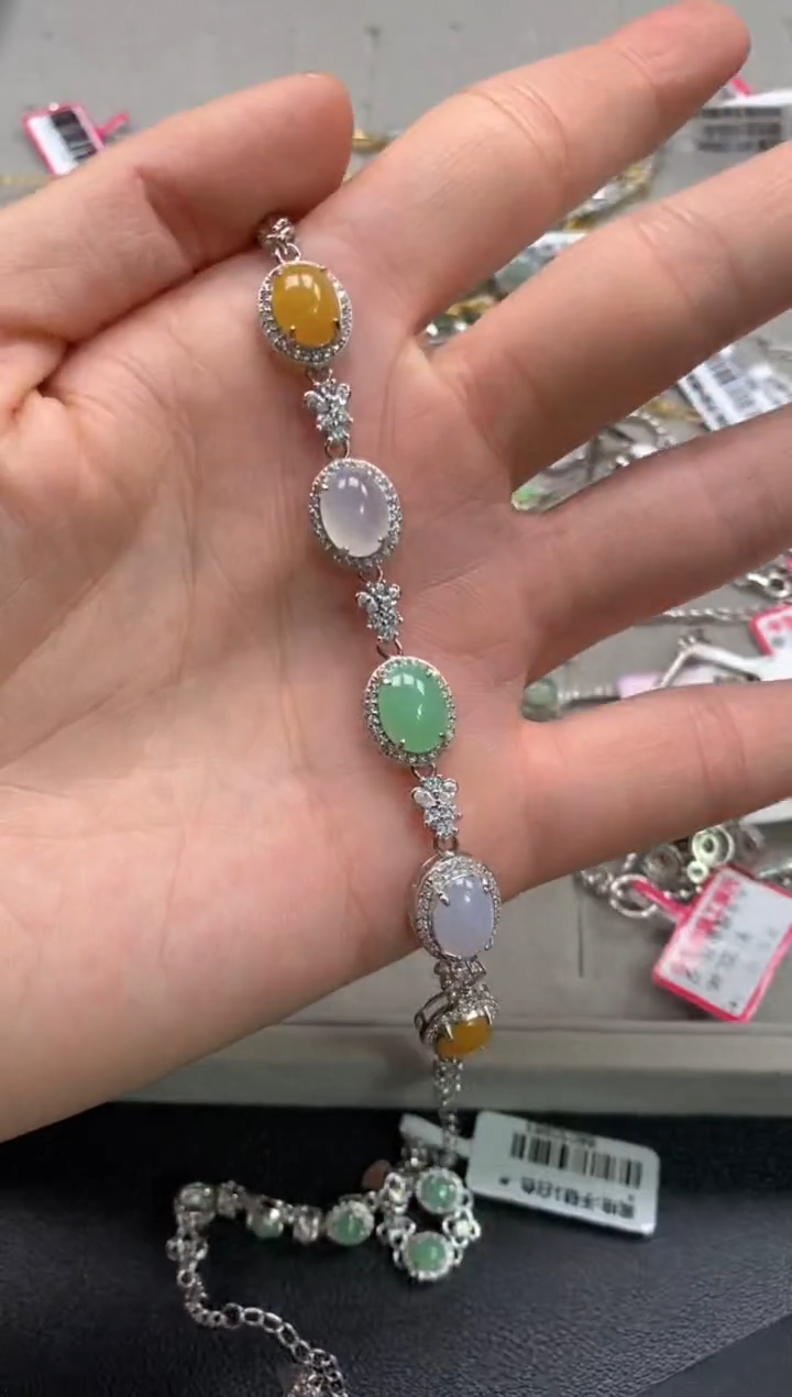 【闪购商品】翡翠戒指银S925镶嵌111111111     4