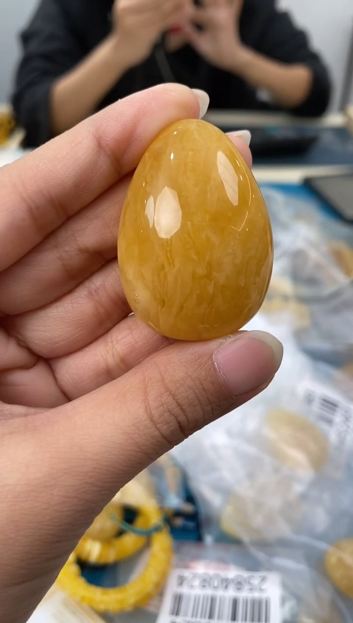 【闪购商品】琥珀裸石未镶嵌天然琥珀蜜蜡水滴