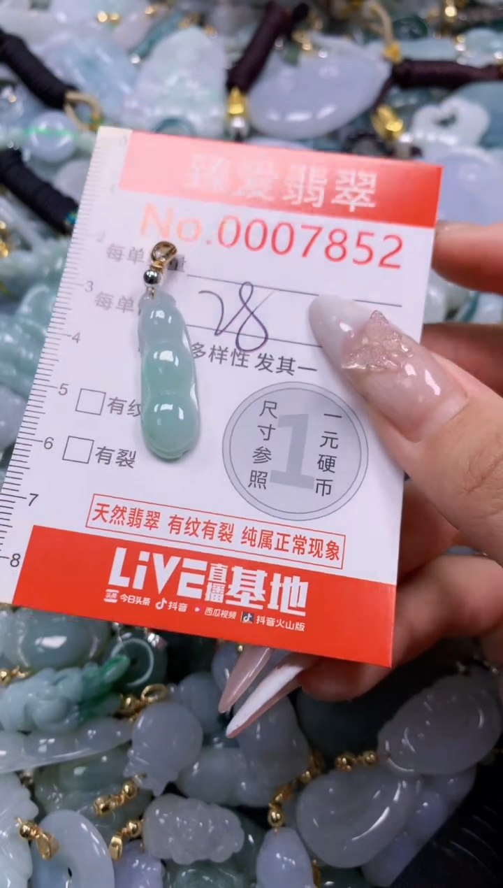 颈饰未镶嵌翡翠7852