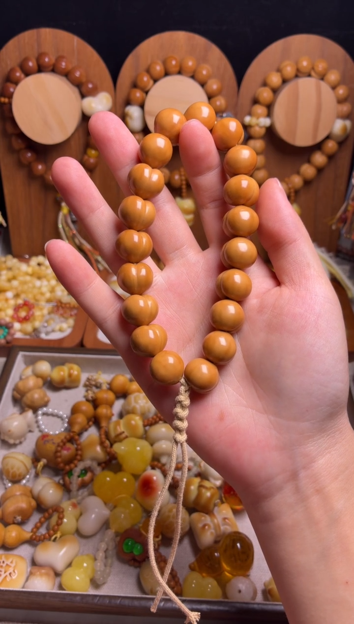 手串猴头核桃全品原皮泡芙素手持