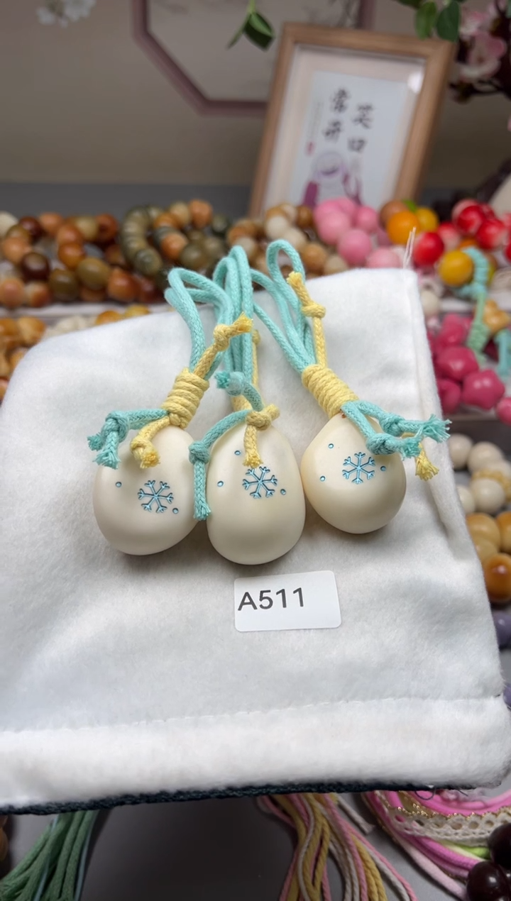 手串菩提根/象牙果A511牙果把件30+mm一串通货随机