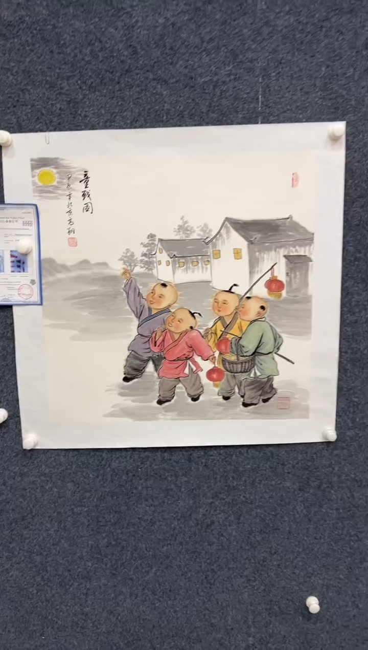 【闪购商品】国画2.21-冯高翔-68斗方人物-018