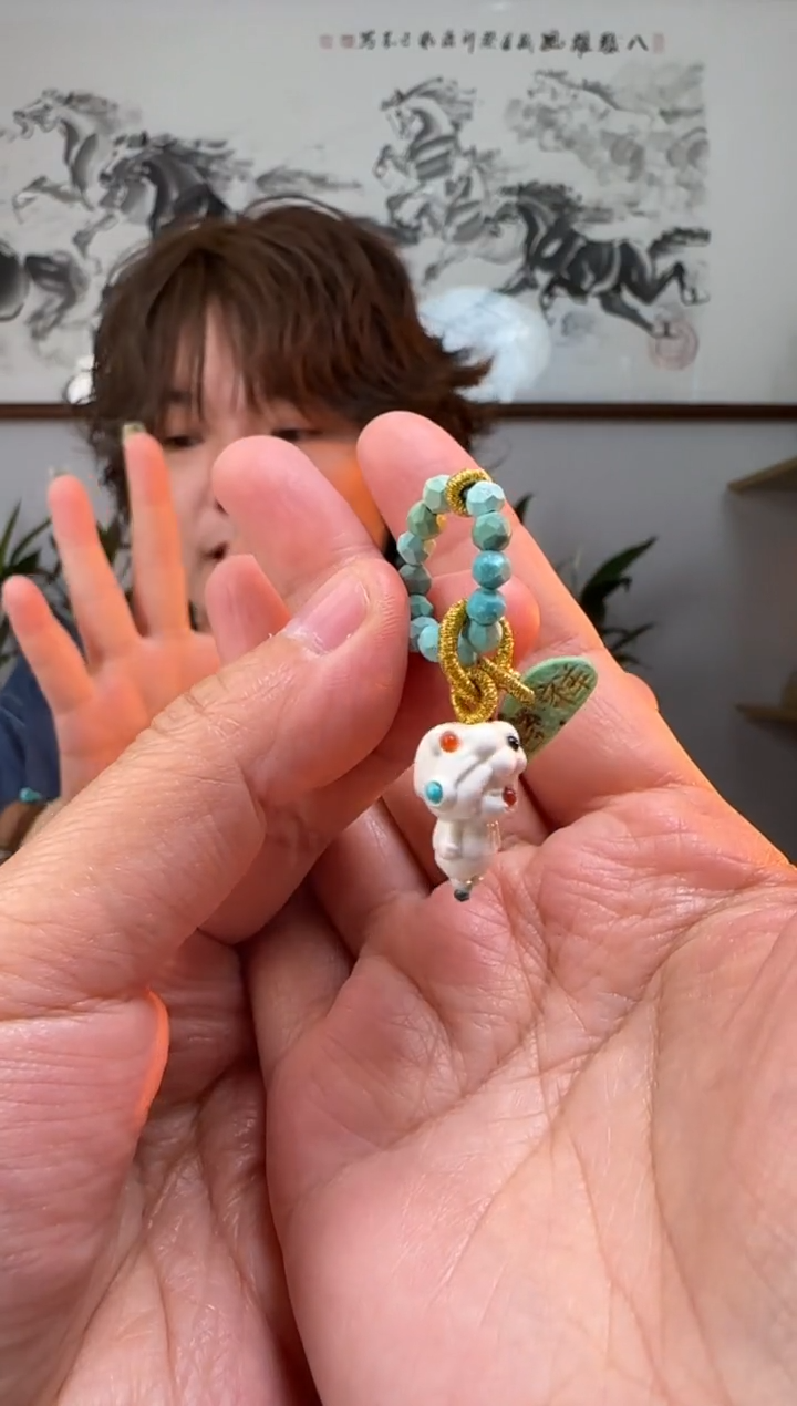 【闪购商品】绿松石提溜未镶嵌时尚百搭A1615