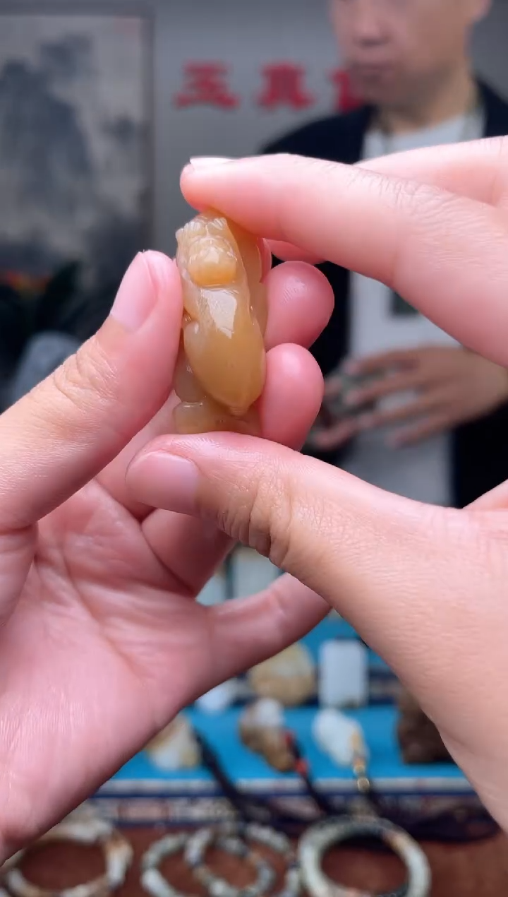 和田玉未镶嵌挂件1