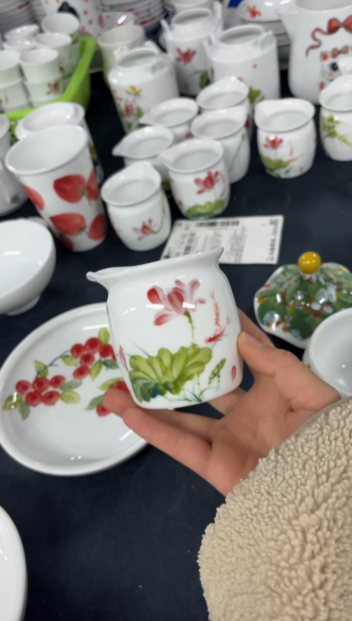 景德镇手绘釉中彩（食品级）公道杯