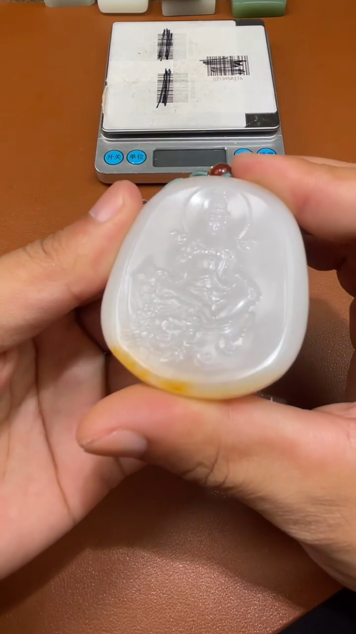 和田玉未镶嵌颈饰8.7LD多样性拍一发一37