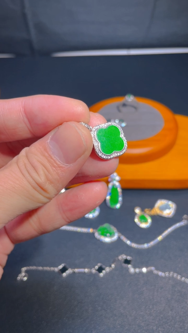 【闪购商品】翡翠耳饰未镶嵌翡翠