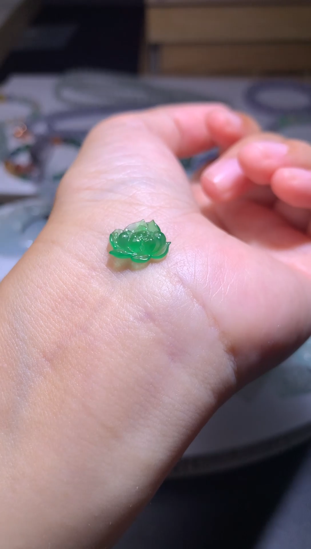 未镶嵌定制翡翠毛货