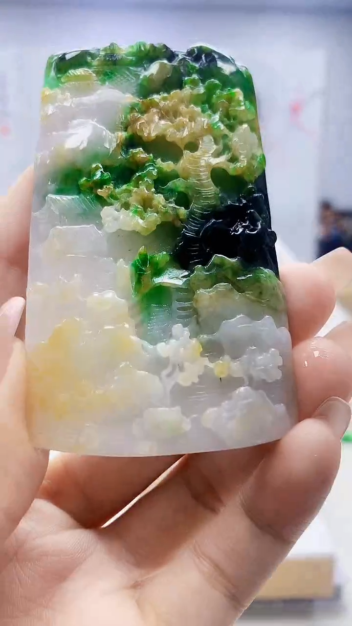 未镶嵌定制翡翠3099ty-毛货挂件21