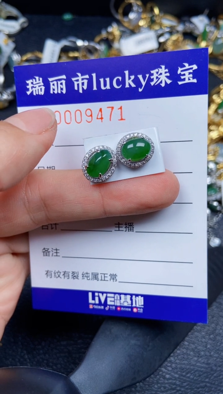 【闪购商品】翡翠颈饰银S925镶嵌9471