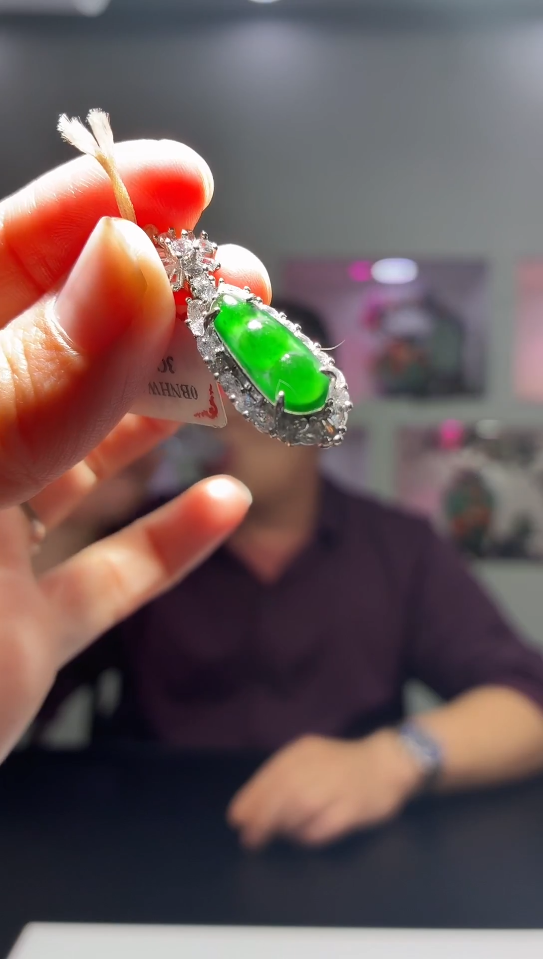 颈饰未镶嵌翡翠天然翡翠-7