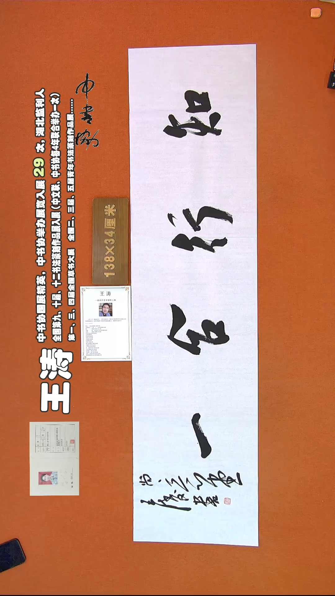 【闪购商品】书法95王涛书法作品
