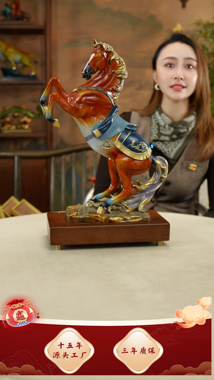 铜黄铜材质赤兔马