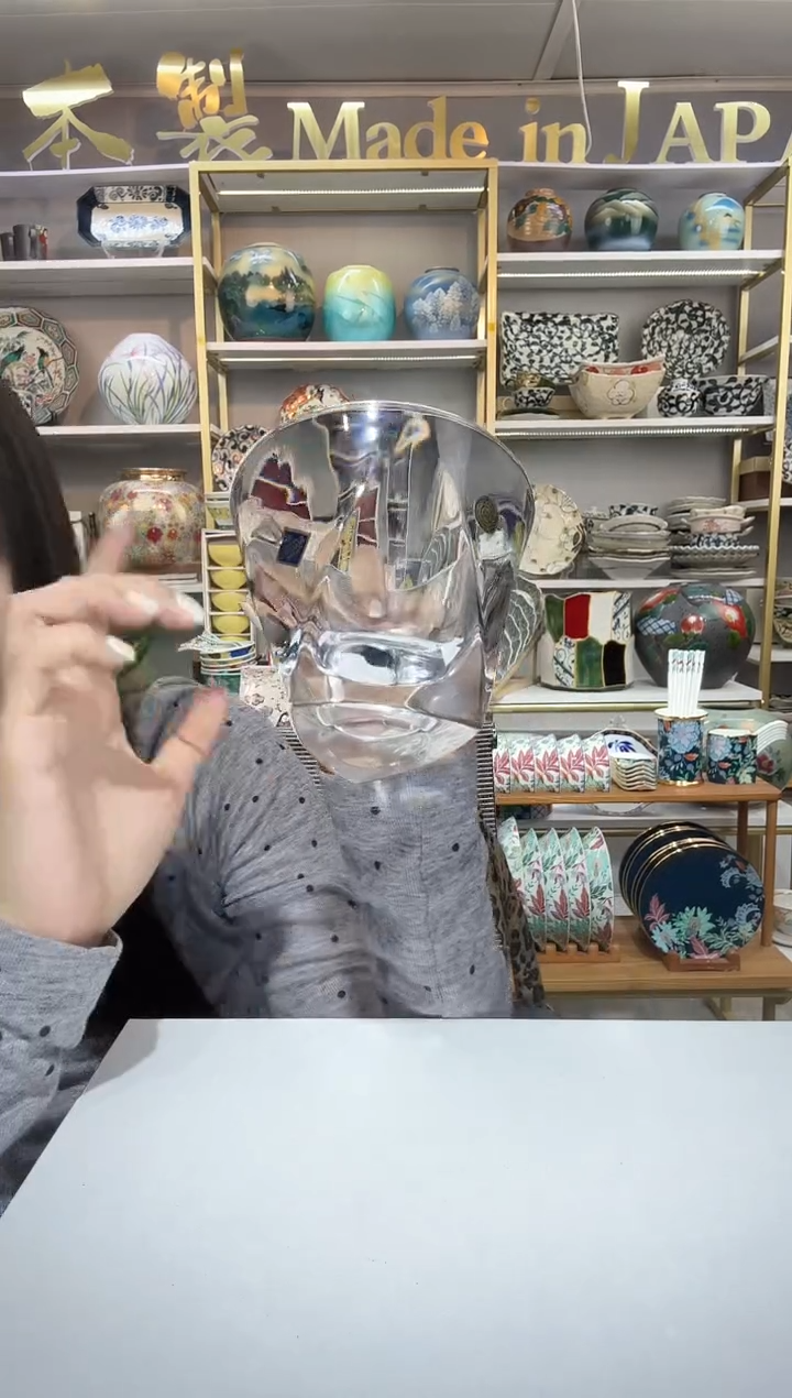 陶瓷捷克进口天使威士忌杯320ml2只装