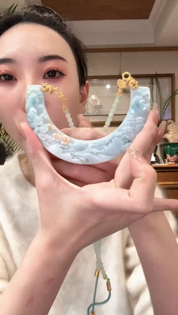 【闪购商品】翡翠颈饰未镶嵌国风