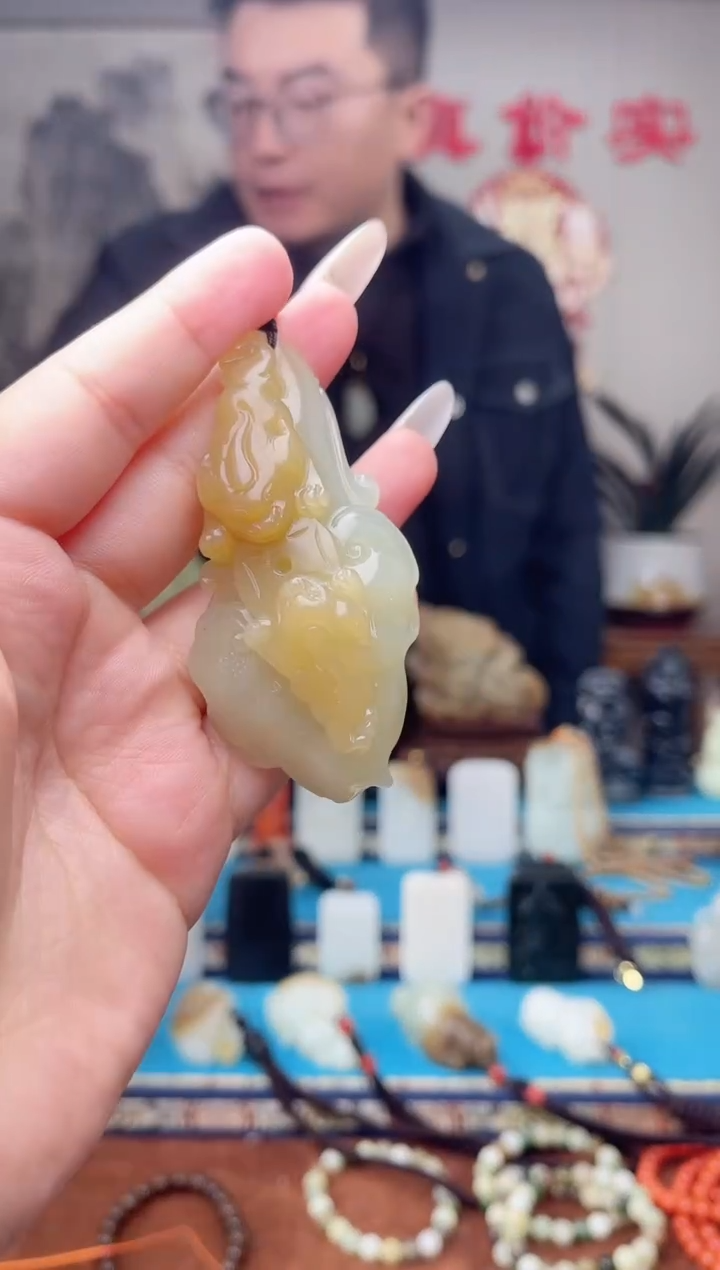 【闪购商品】和田玉挂件未镶嵌1