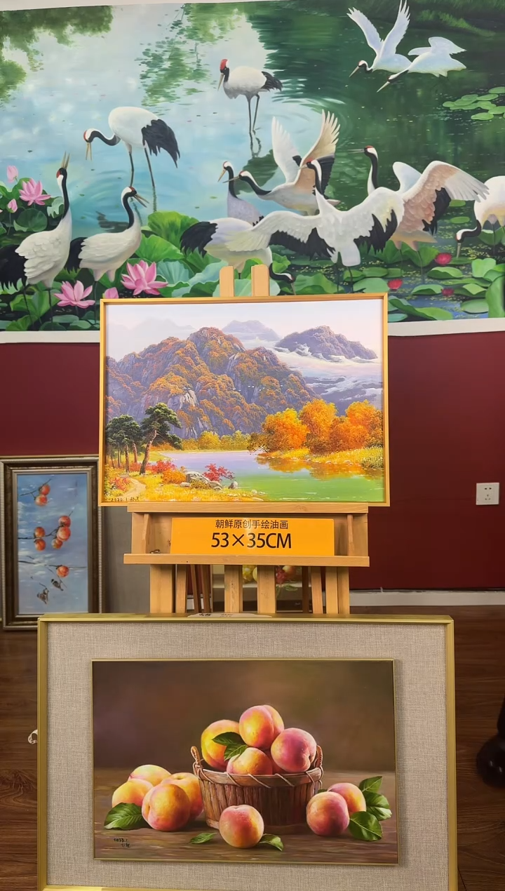 油画【19号】约53*35cm丨朝鲜原创纯手绘孤品油画丨顺丰包邮