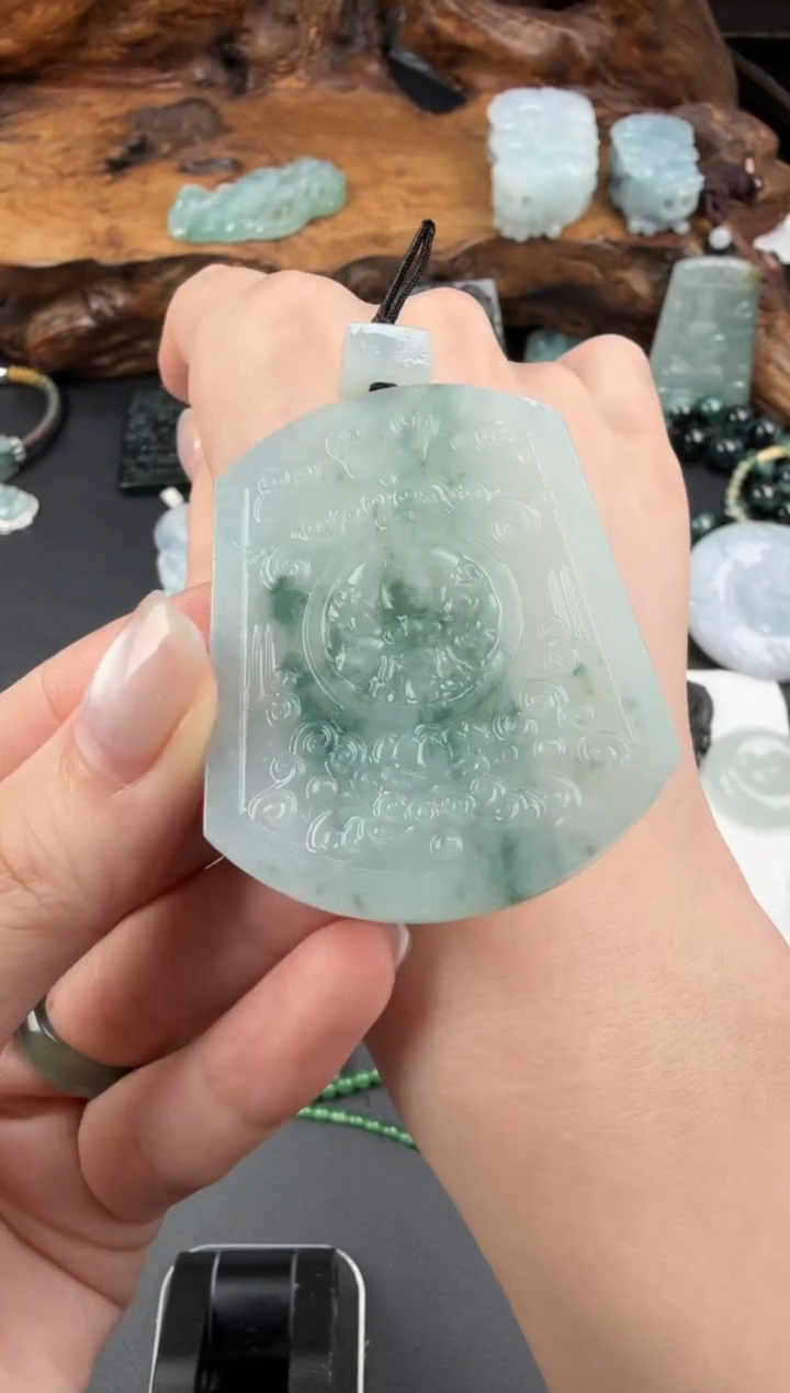 未镶嵌定制翡翠翡翠饰品-370 毛货