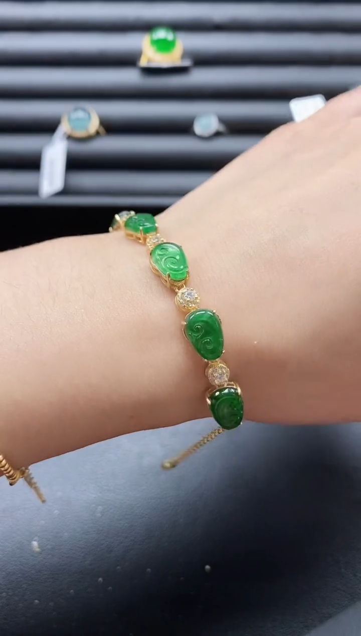 【闪购商品】翡翠戒指银S925镶嵌51511