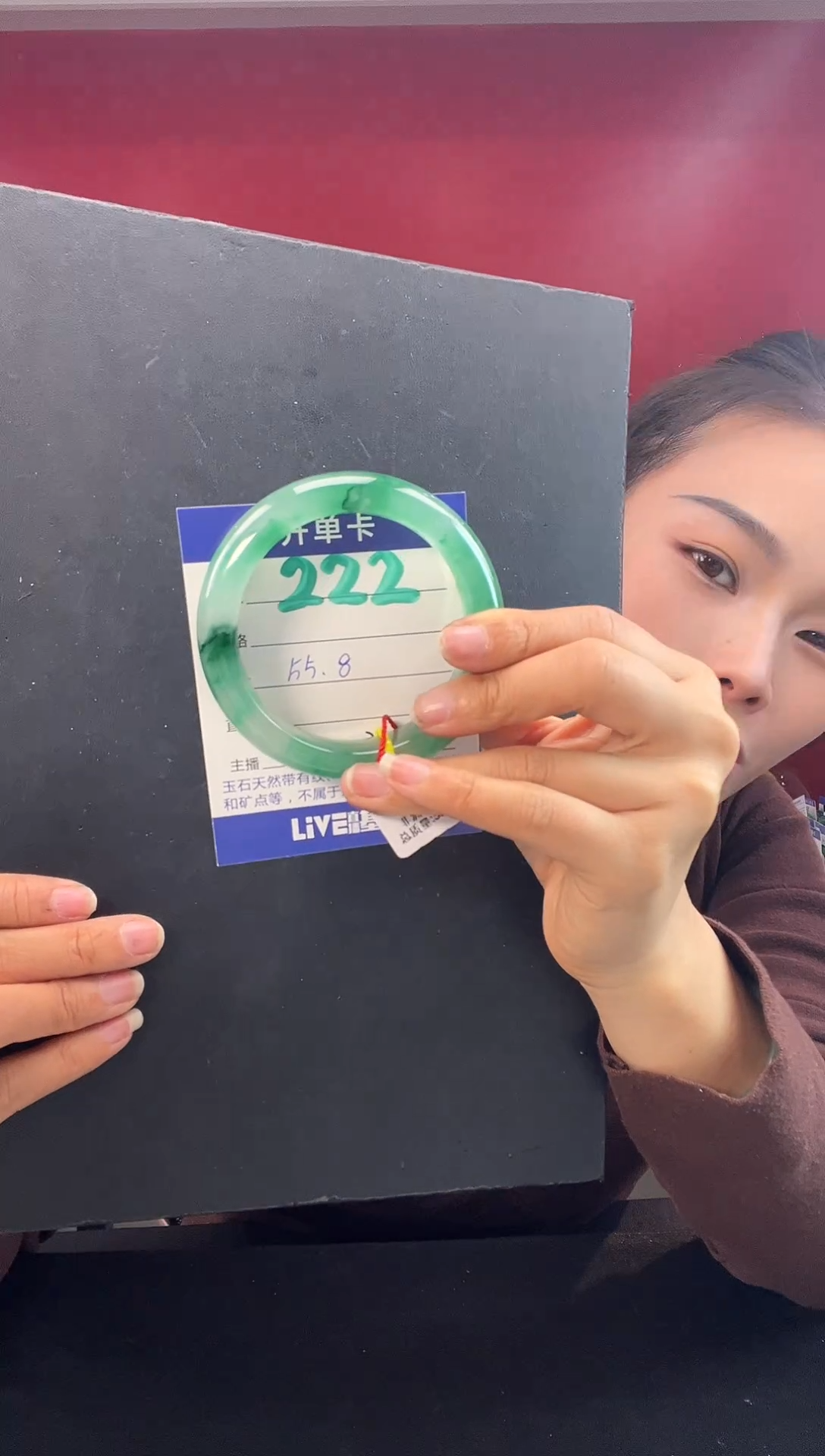 【闪购商品】石英质玉手镯未镶嵌圈口55-56（YZ）