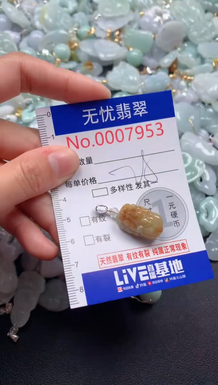 颈饰未镶嵌翡翠7953