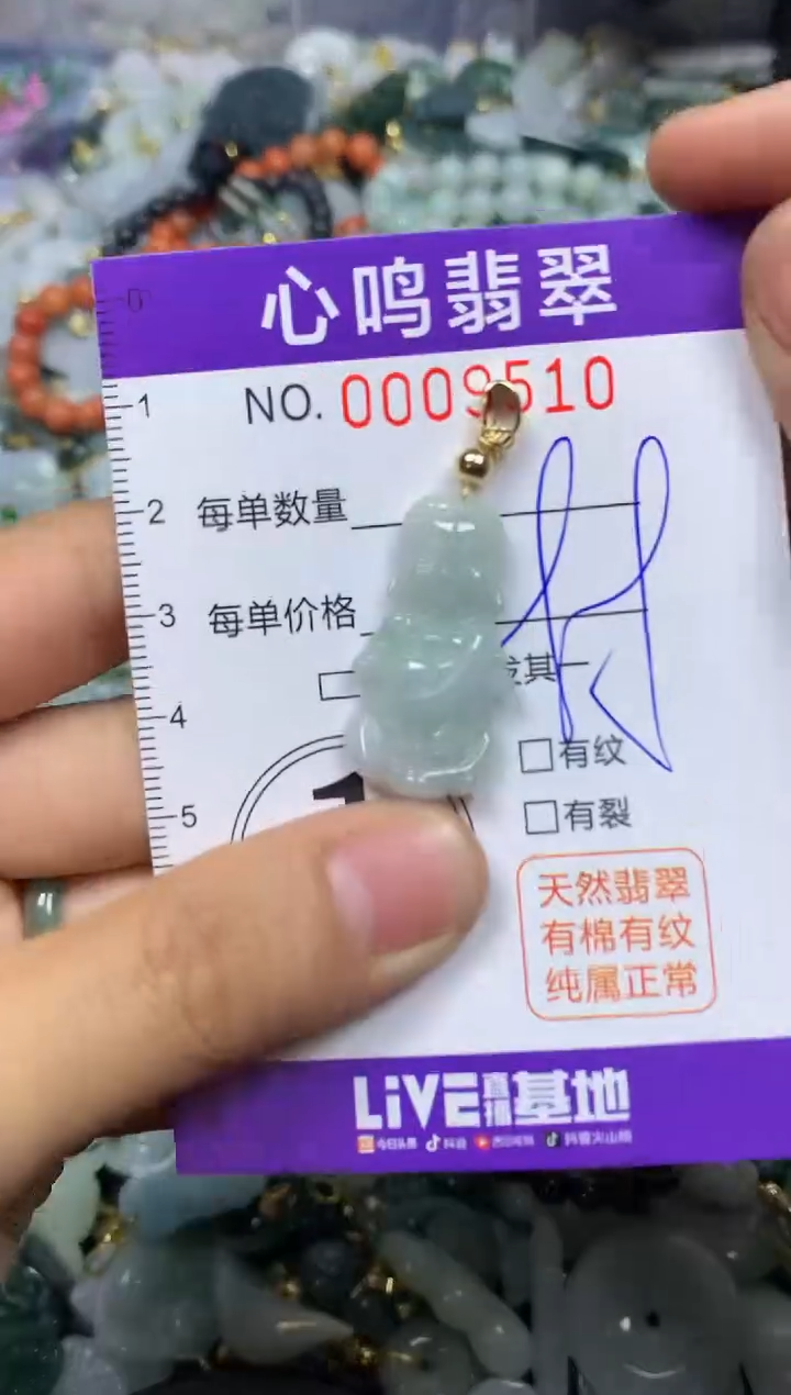 【闪购商品】翡翠颈饰未镶嵌闪购009510