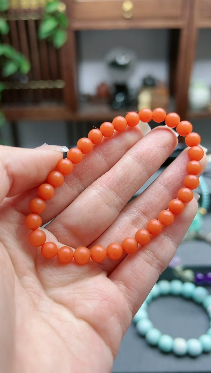 【闪购商品】南红玛瑙手串未镶嵌南红手串*1 JY