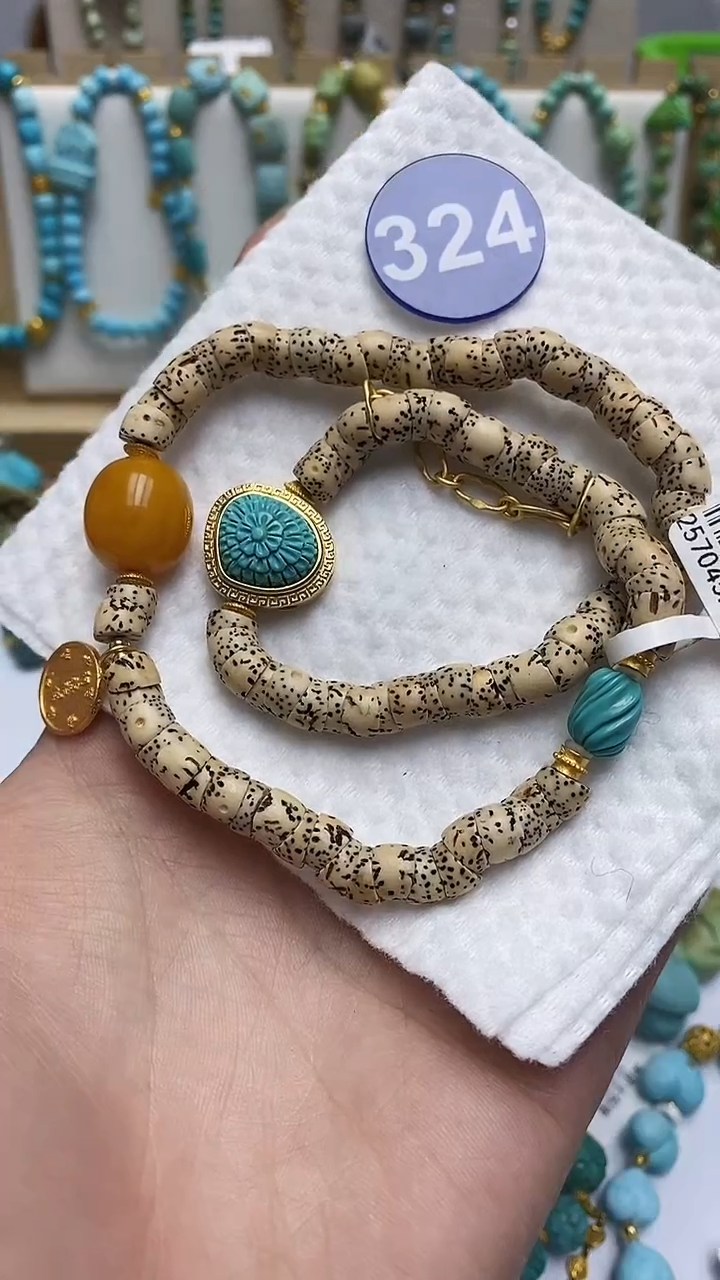 【闪购商品】绿松石项链未镶嵌324