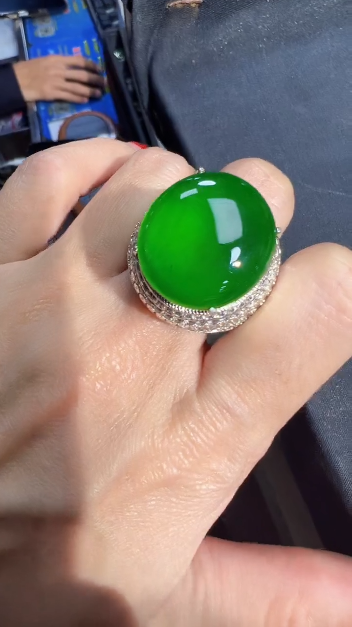 【闪购商品】定制翡翠未镶嵌蛋面商品多样性发货1