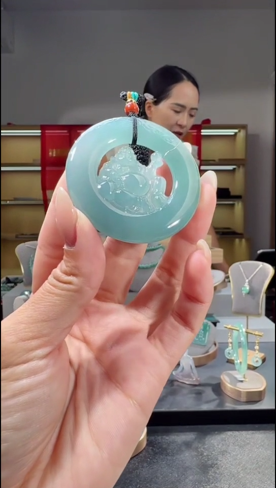 吊坠(不含链)未镶嵌翡翠佛公（多样性发其一）