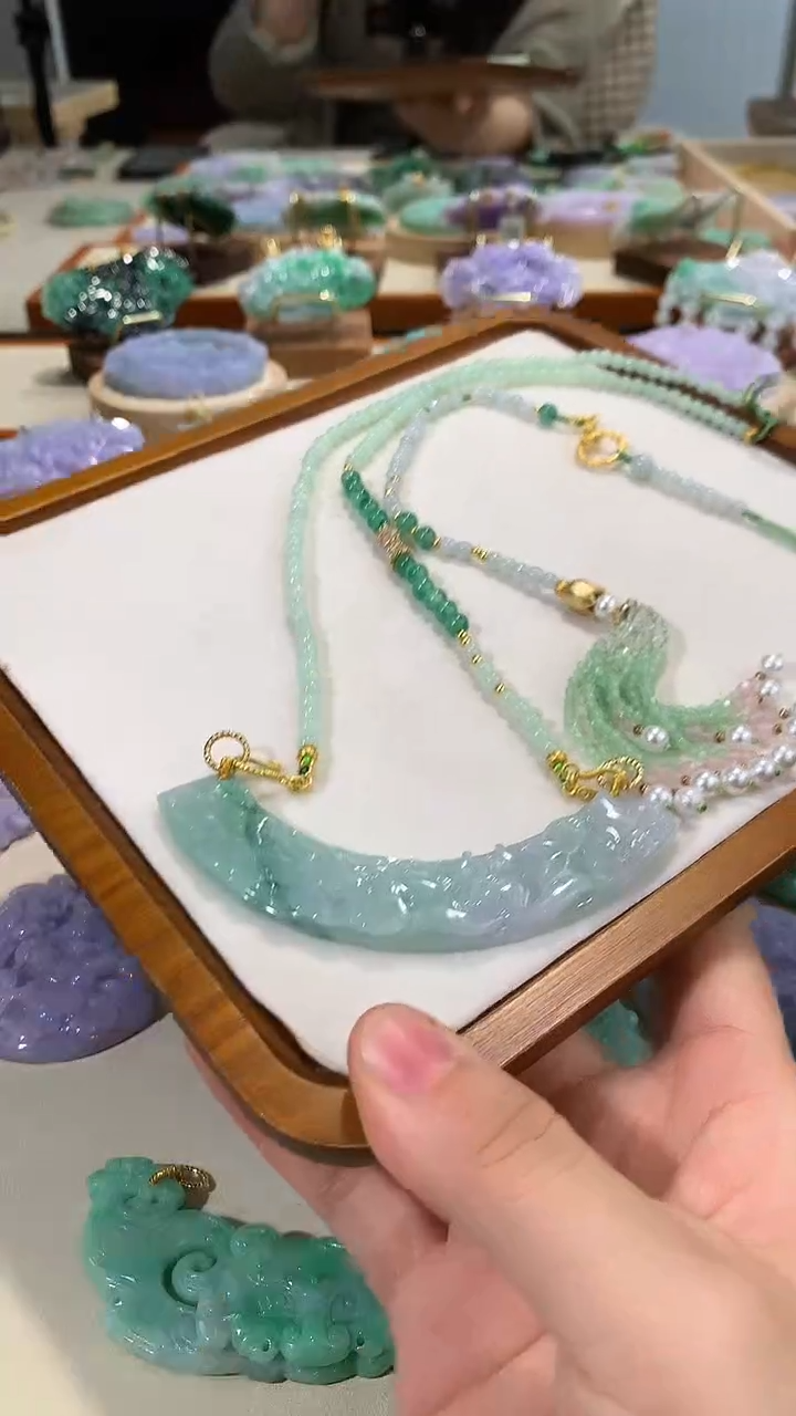 颈饰未镶嵌翡翠翡翠吊坠
