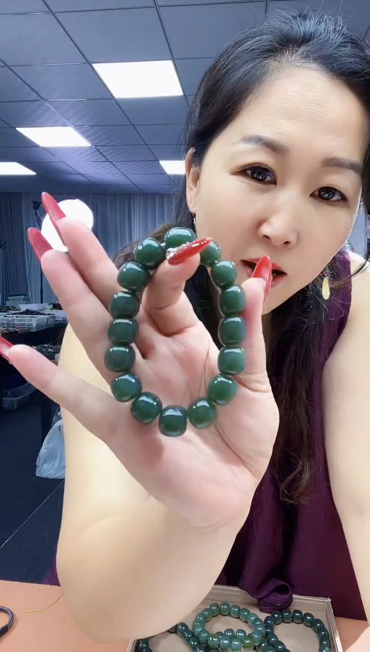 手串未镶嵌和田玉纯天然和田玉新疆且末蓝14