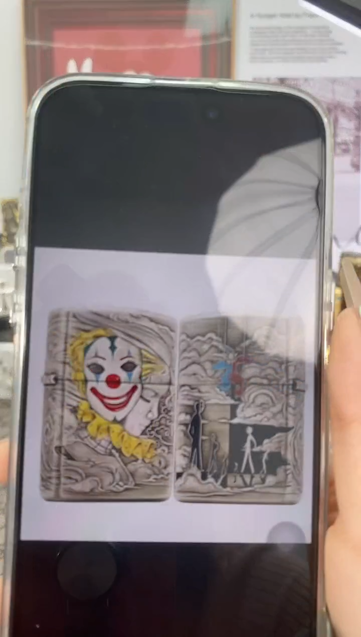 镜面纯银盔甲二代面具人生ZIPPO