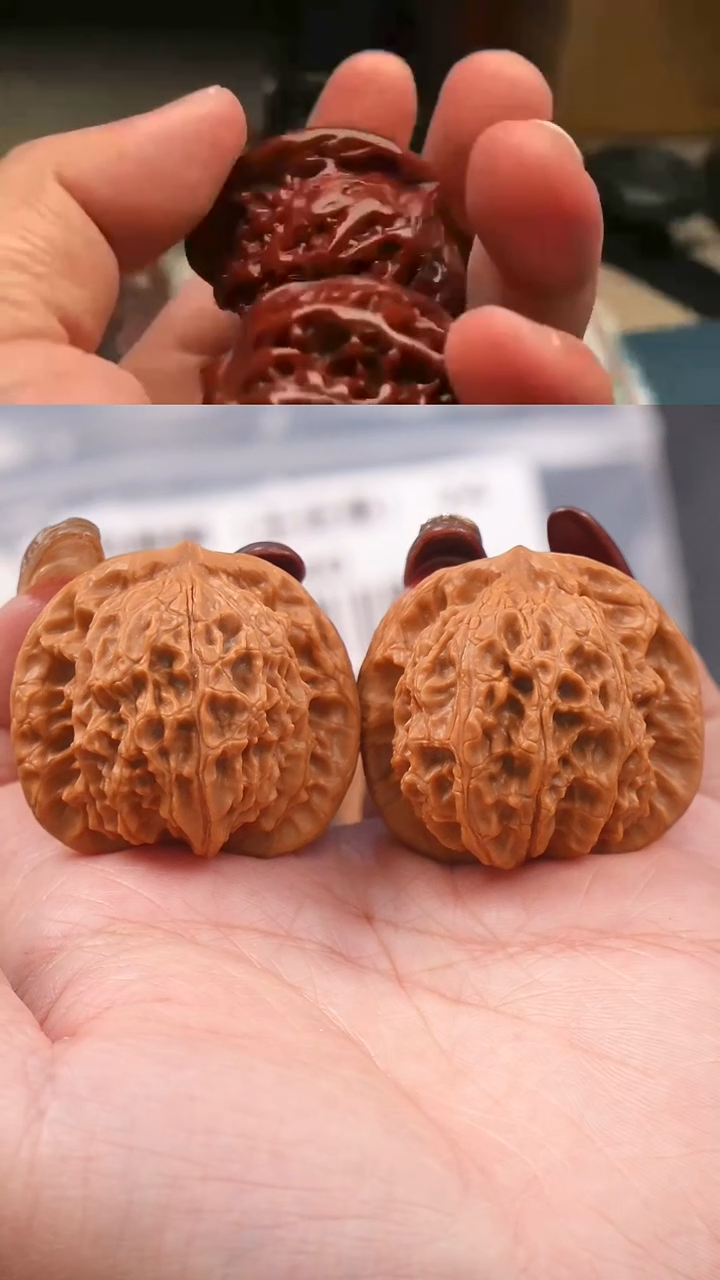 【闪购商品】文玩核桃把件39狻猊狮子头