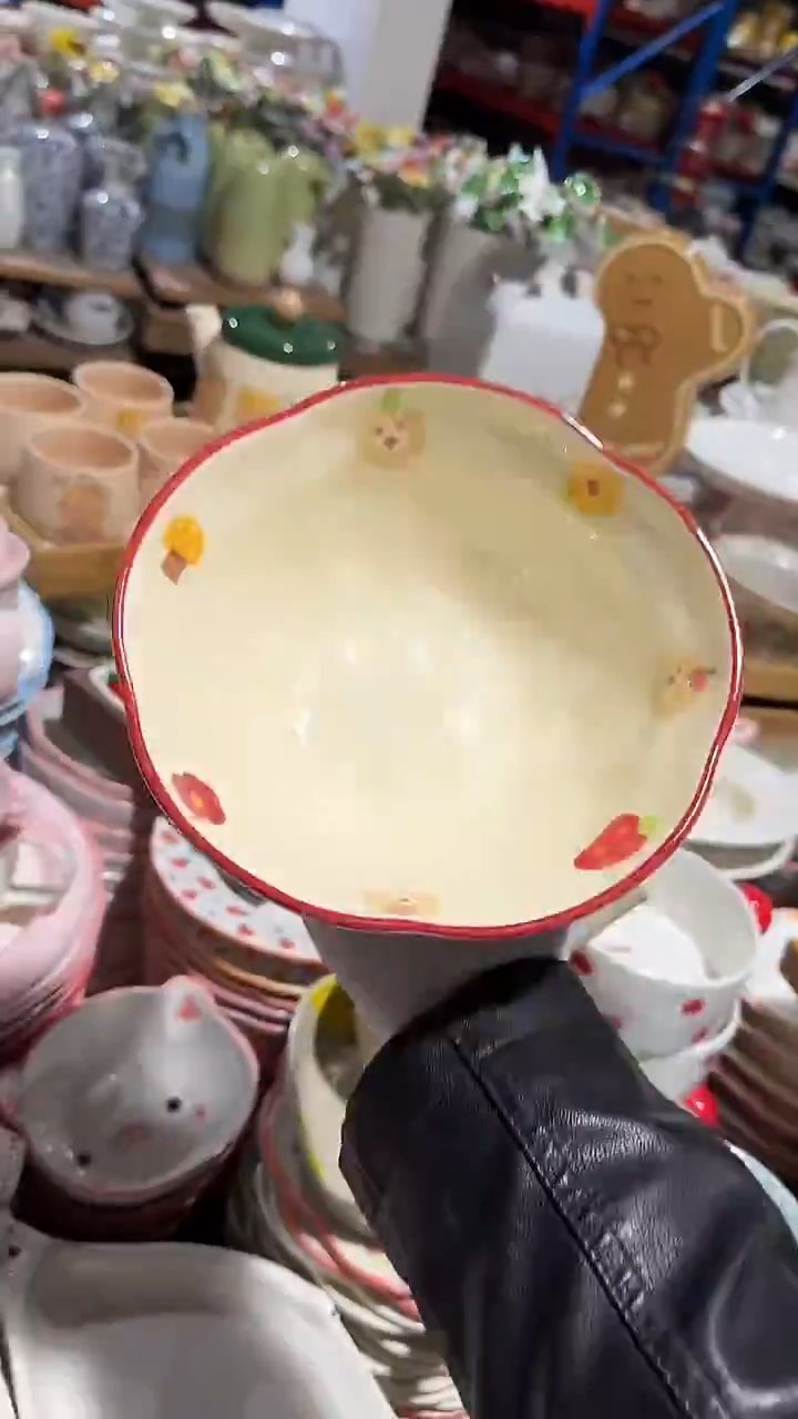 陶瓷7英寸异形碗微瑕 凑满20元包邮