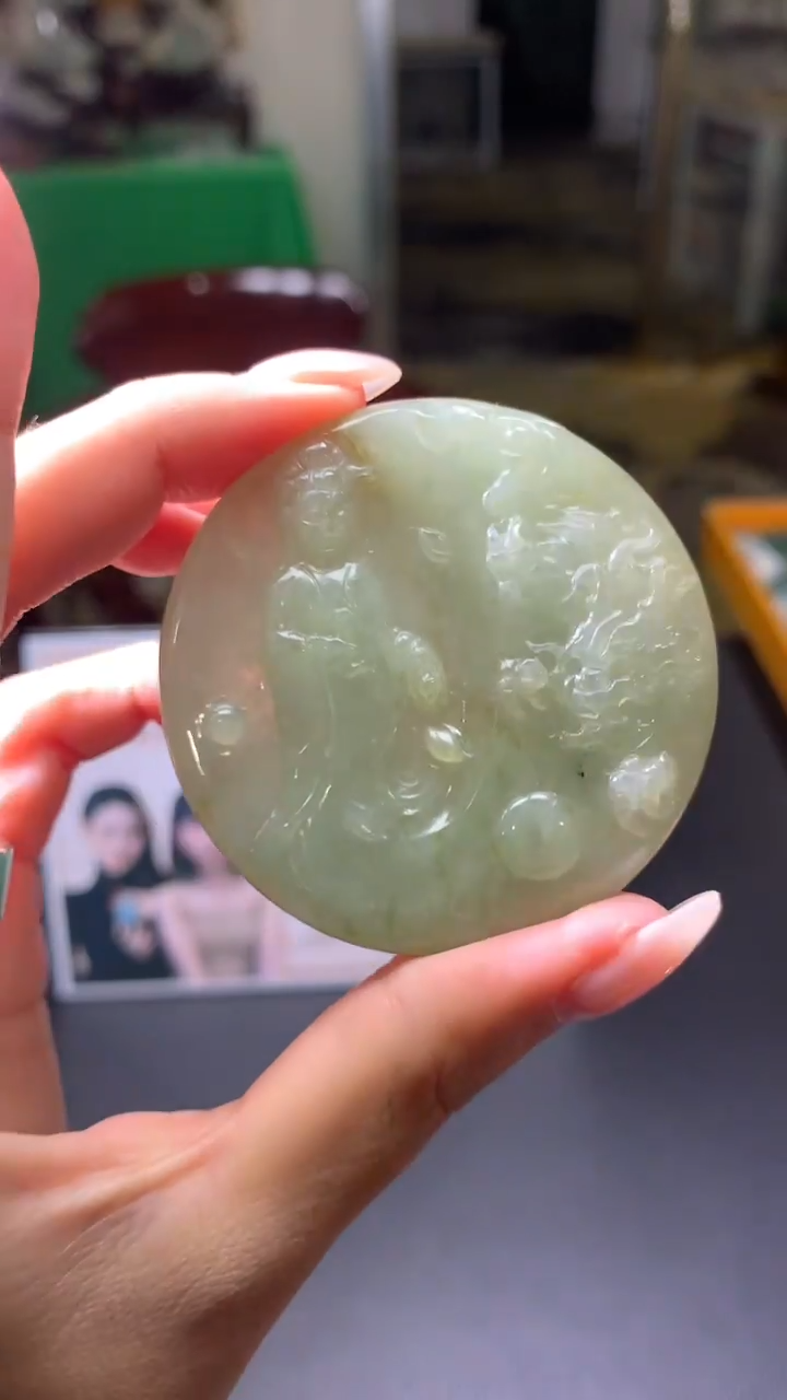 【闪购商品】定制翡翠未镶嵌不退不换CMH1件-A