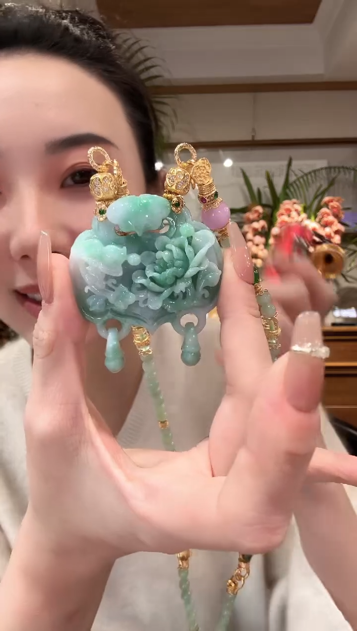 【闪购商品】翡翠颈饰未镶嵌国风