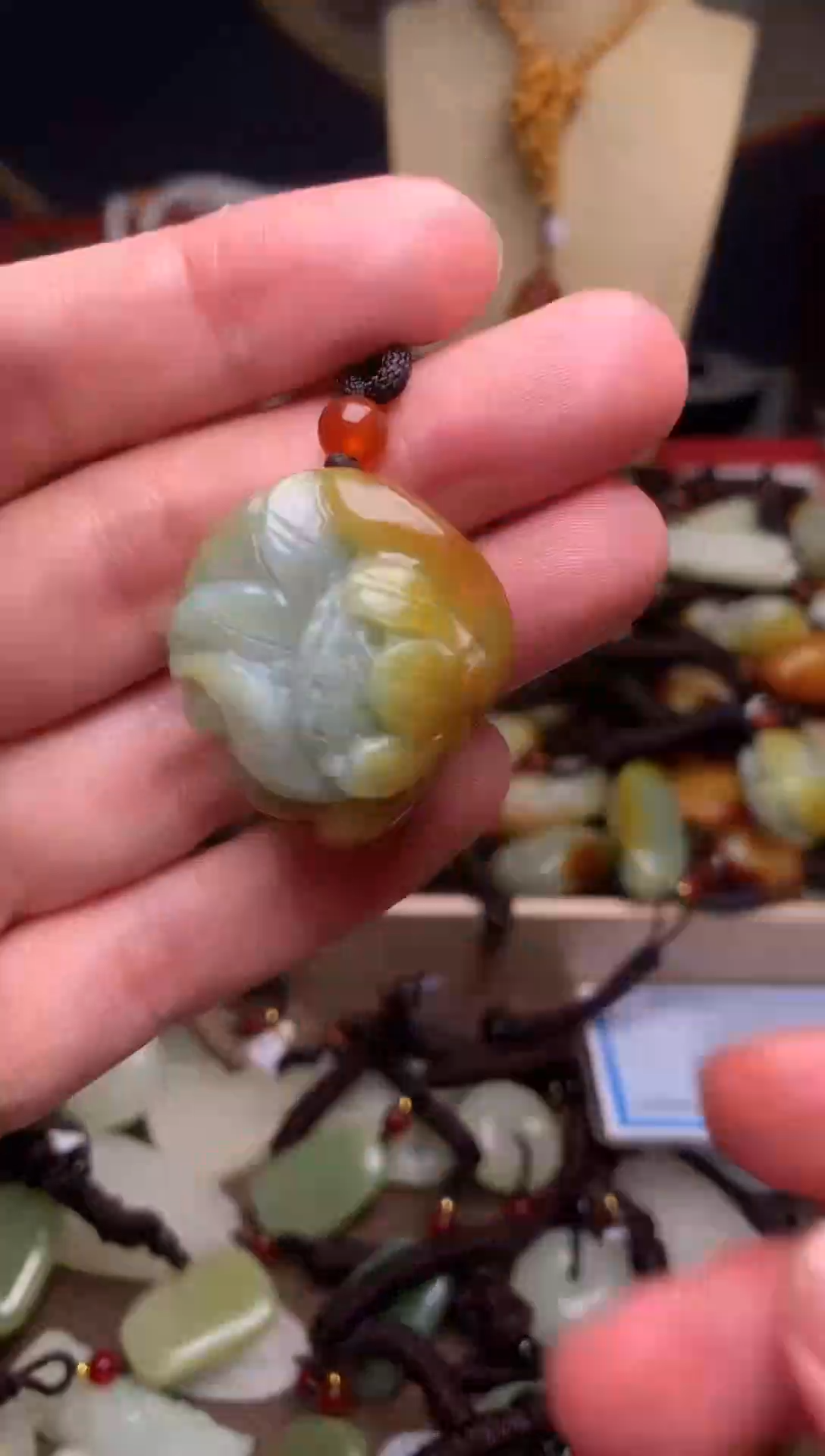 颈饰未镶嵌和田玉新疆料青海料清水和田玉吊坠