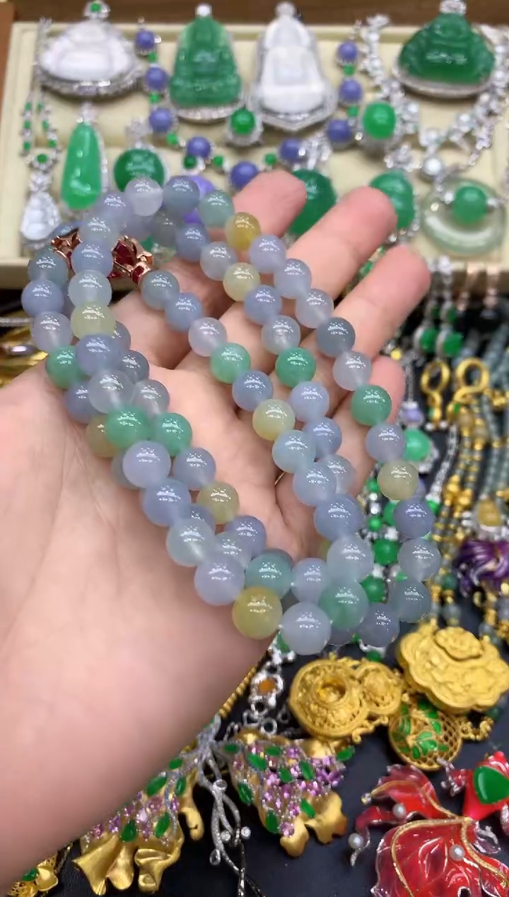 翡翠未镶嵌颈饰251-中国好珍宝