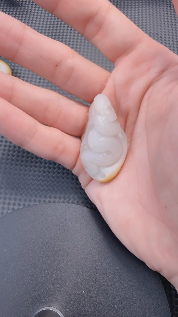 【闪购商品】和田玉吊坠(不含链)未镶嵌74生肖蛇