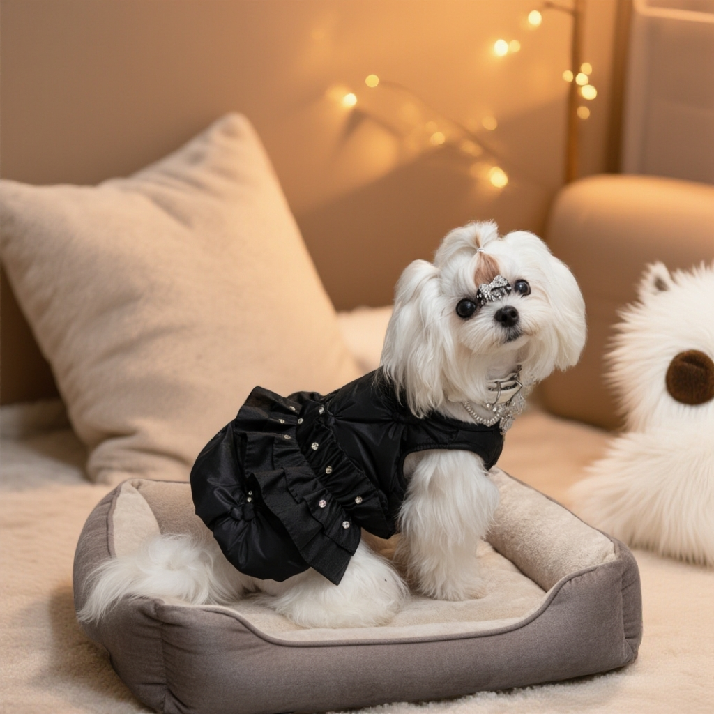 【冬款热卖】UUPet悠萌宠物冬款服饰秋冬加厚夹棉小棉袄高定连衣裙