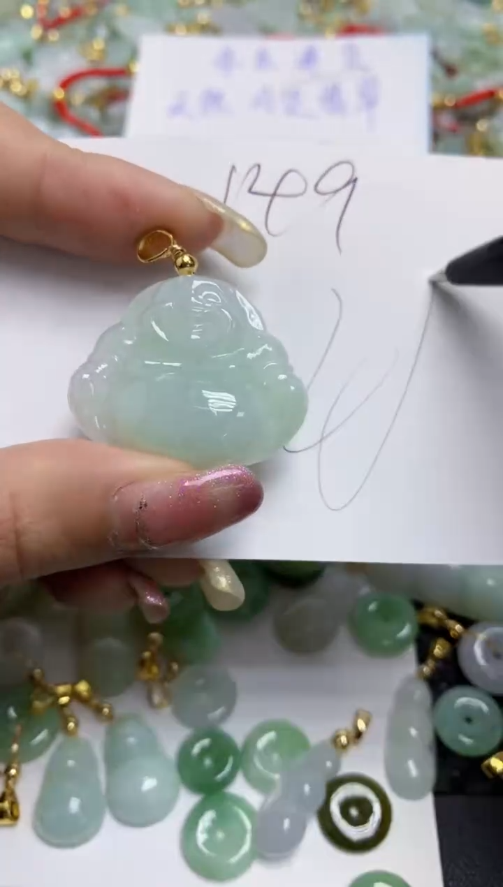 【闪购商品】翡翠颈饰合金天然翡翠A货天然翡翠A货